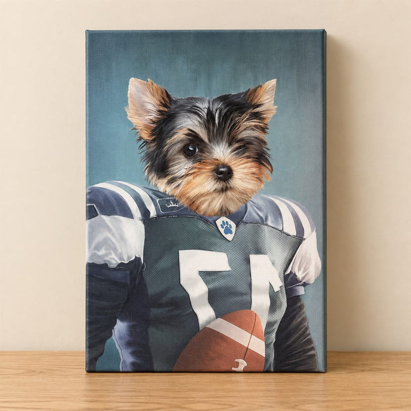 Portrét v motivu Footballer na plátně – fotka 2