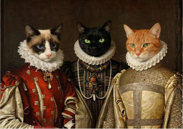 Three Queens 👑, hotový portrét